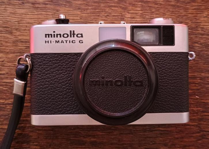 Minolta Hi Matic G zeer goed., Audio, Tv en Foto, Fotocamera's Analoog, Zo goed als nieuw, Compact, Minolta, Ophalen of Verzenden