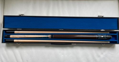 Raymond Ceulemans keu HQ 14-3 met 2x HQ67 topeind en koffer, Sport en Fitness, Biljarten en Poolen, Zo goed als nieuw, Keu of Ballen