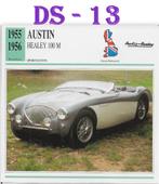 Ds13 autokaart austin healey 100 m ( 1955 -1956 ), Ophalen of Verzenden, Zo goed als nieuw, Auto's