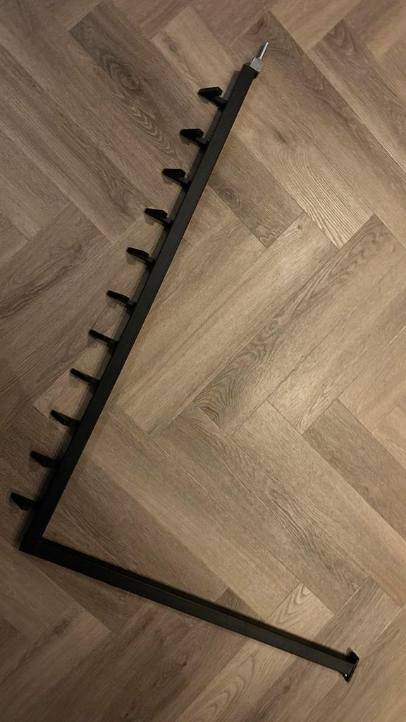 Moderne stalen kapstok - Plafond & Wandmontage, Huis en Inrichting, Woonaccessoires | Kapstokken, Zo goed als nieuw, Wandkapstok