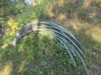 Metalen buizen voor kweekkas 32 stuks, Gebruikt, Kweekkas, Ophalen of Verzenden, Glas