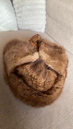 Bont muts bruin, Ophalen of Verzenden, Zo goed als nieuw, 55 cm (S, 6⅞ inch) of minder, Hoed