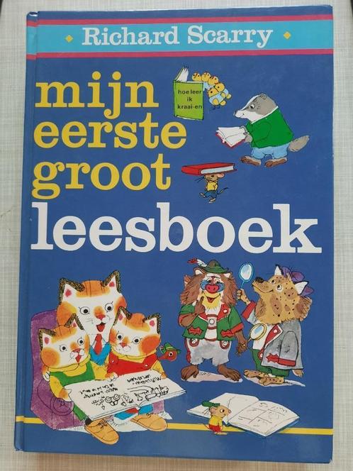 Richard Scarry - Mijn eerste groot leesboek - Hardcover, Boeken, Kinderboeken | Kleuters, Zo goed als nieuw, Jongen of Meisje