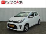 Kia Picanto 1.0 MPi 67PK CARPLAY / ANDROID CAMERA NL-AUTO, Auto's, Stof, Gebruikt, 4 stoelen, Wit