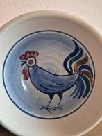 Handgeschilderde schaaltje haan., Antiek en Kunst, Ophalen of Verzenden
