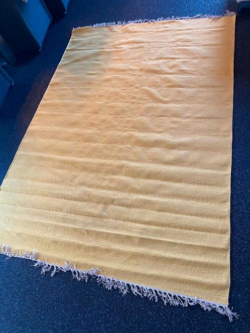 Vloerkleed. Vloer mat. Tapijt. Kilim kleur geel. 160x230 cm, Huis en Inrichting, Stoffering | Tapijten en Kleden, Nieuw, 150 tot 200 cm