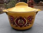 NOMAR (STAUB) vintage jaren '70 kook saus curry pan + deksel, Kookpan of Snelkookpan, Gietijzer, Ophalen of Verzenden, Zo goed als nieuw