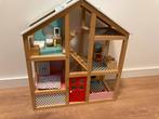 Schattig houten poppenhuis, Kinderen en Baby's, Speelgoed | Poppenhuizen, Poppenhuis, Gebruikt, Ophalen