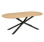 NIEUWE ovale eettafel 200x100cm zonder poten €100 euro, Huis en Inrichting, Tafels | Eettafels, Verzenden, Vijf personen of meer