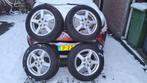 Velgen met winterbanden, Ophalen, Gebruikt, 16 inch, Banden en Velgen