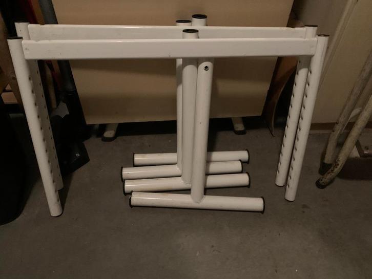 Verstelbate tafel onderstel, Huis en Inrichting, Tafelonderdelen, Zo goed als nieuw, 200 cm of meer, 50 tot 100 cm, Rechthoekig