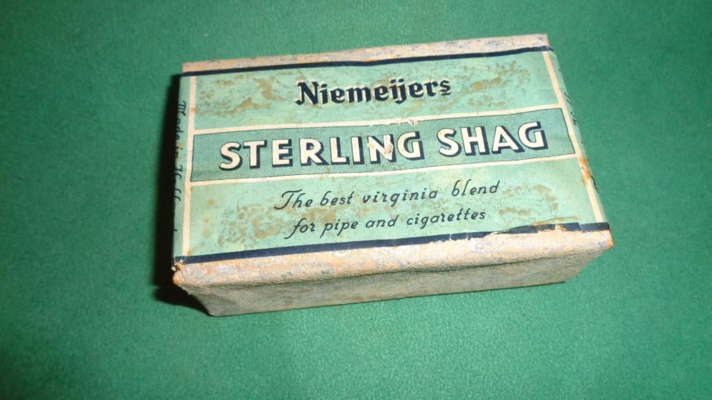 Sterling shagtabak 50 gram shag, Verzamelen, Verzenden, Gebruikt, Tabaksdoos of Verpakking