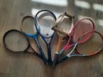 6 x tennisracket, waarvan 2 x hout, gratis verzending!, Sport en Fitness, Tennis, Ophalen of Verzenden, Gebruikt, Racket, Dunlop