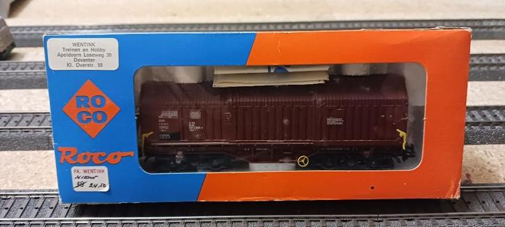 Roco 4393A: Telescoopwagon DB, Hobby en Vrije tijd, Modeltreinen | H0, Gebruikt, Wagon, Gelijkstroom of Wisselstroom, Roco, Ophalen of Verzenden