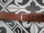 Riem leder Petrol 95 cm cognac-kleurig, Kleding | Heren, Riemen en Ceinturen, Ophalen of Verzenden, Zo goed als nieuw, Bruin, 95 tot 105 cm