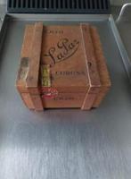 Oud sigarendoos LaPaz Corona uit 1929, Verzamelen, Ophalen of Verzenden, Gebruikt, Tabaksdoos of Verpakking