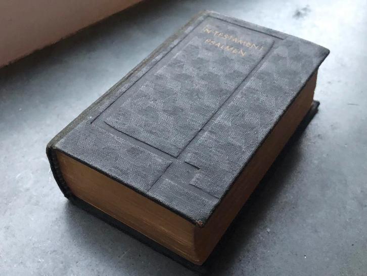 Mooi oud klein boekje met het Nieuwe Testament en Psalmen, Antiek en Kunst, Antiek | Boeken en Bijbels, Ophalen of Verzenden