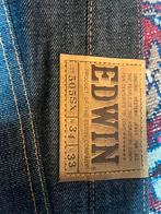 Edwin 505 SX selvedge Jeans, Ophalen of Verzenden, Zo goed als nieuw, Blauw, W33 - W34 (confectie 48/50)