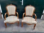 2xantieke fauteuils, Ophalen of Verzenden