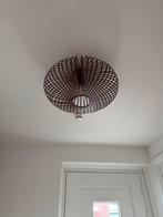 Metalen roestbruine plafondlamp, Ophalen, Zo goed als nieuw, Metaal