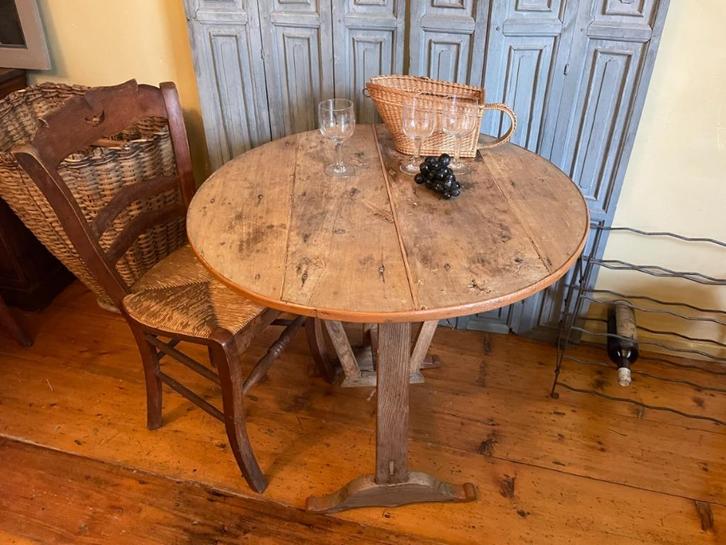 Wijnproeftafel Table Vigneron Vendage Tafel Bijzettafel Fr, Antiek en Kunst, Antiek | Meubels | Tafels, Ophalen