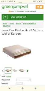 Peuter / ledikant Bio matras van Prolara - Lara Plus Bio, Ophalen of Verzenden, Eenpersoons, Zo goed als nieuw