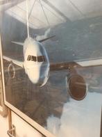 Aluminium Lijst met Afbeelding Airbus A320, Verzamelen, Luchtvaart en Vliegtuigspotten, Ophalen of Verzenden, Kaart, Foto of Prent