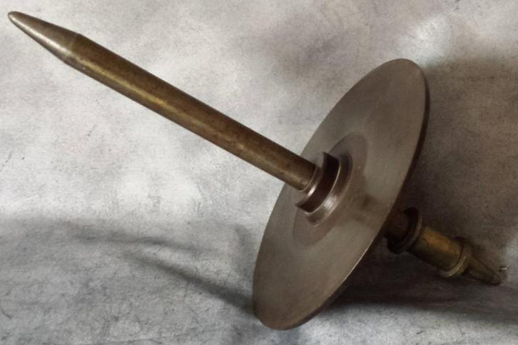 Draaiplateau slijpschijf diamantslijperij [4426]  [AnAnGe], Antiek en Kunst, Antiek | Gereedschap en Instrumenten, Ophalen of Verzenden