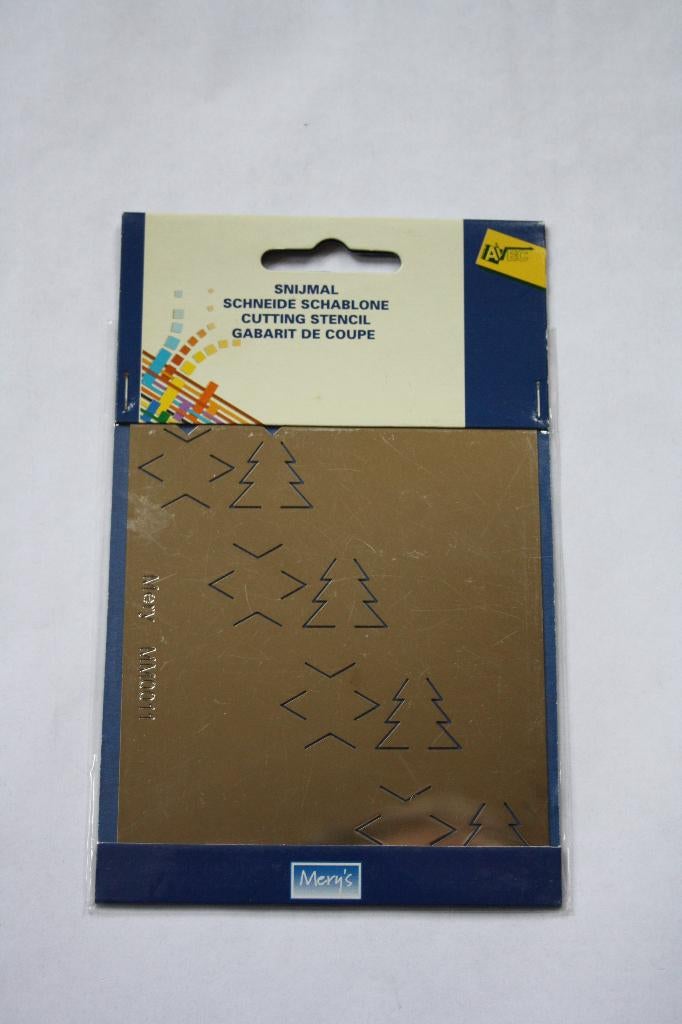 Mery's snijmal kerstboom, Hobby en Vrije tijd, Kaarten | Zelf maken, Ophalen of Verzenden, Nieuw, Kerst, Pons of Mal