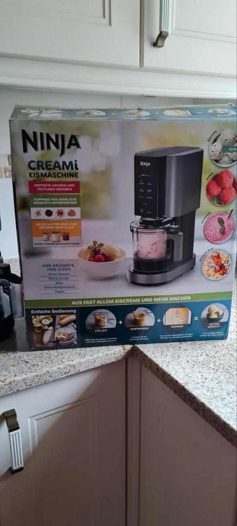 Ninja Creami IJsmachine - Maak heerlijk ijs!, Witgoed en Apparatuur, IJsmachines, Zo goed als nieuw, Zelfvriezend, Ophalen