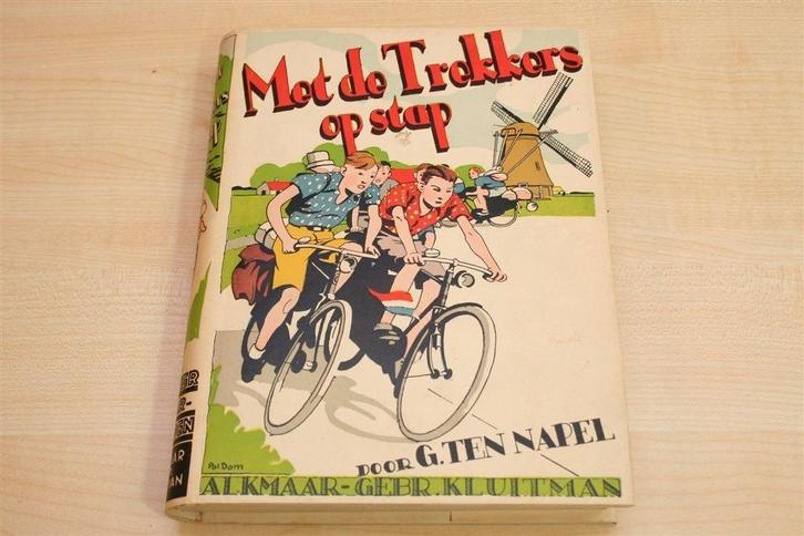 Met de Trekkers op Stap [1940] — Fietsvakantie Jeugd, Boeken, Kinderboeken | Jeugd | 10 tot 12 jaar, Gelezen, Ophalen of Verzenden