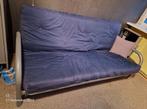 Bedbankje blauw, Huis en Inrichting, Ophalen, Gebruikt, Eenpersoons, Blauw