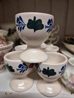 Eierdopjes boerenbont, Huis en Inrichting, Keuken | Servies, Overige typen, Ophalen of Verzenden, Zo goed als nieuw, Aardewerk