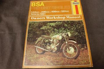 BSA pre unit singles 1954-1961 handboek B31 M20 M21 B34 M33 beschikbaar voor biedingen