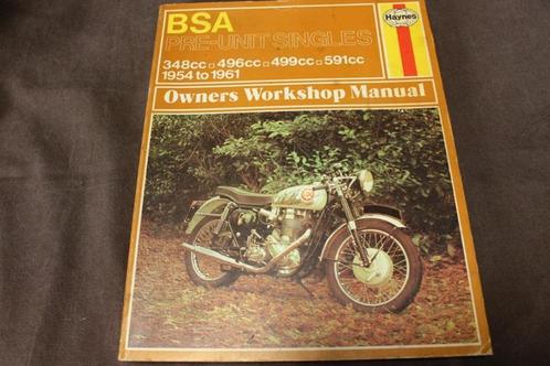 BSA pre unit singles 1954-1961 handboek B31 M20 M21 B34 M33, Motoren, Handleidingen en Instructieboekjes, Overige merken, Ophalen of Verzenden