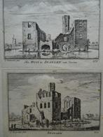 gravure kasteel Spangen Overschie, Rotterdam Rademaker 1725, Verzenden