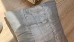 Groot Sierkussen met steentjes silver kleur 58 bij 58 cm, Ophalen of Verzenden, Zo goed als nieuw, Overige kleuren, Vierkant