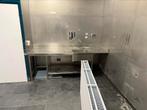 RVS Horeca Keuken Werktafel met Spoelbak, Huis en Inrichting, Keuken | Complete keukens, Ophalen of Verzenden, Gebruikt, Staal of Rvs