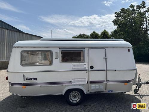 Eriba Troll vast bed en hefdak, Caravans en Kamperen, Caravans, Bedrijf, 750 - 1000 kg, Standaardzit, Eriba, Dwarsbed, Vast bed