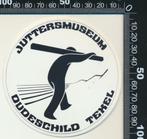 Sticker: Juttersmuseum Oudeschild - Texel, Ophalen of Verzenden, Zo goed als nieuw, Bedrijf of Vereniging