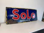 Solo oud emaille reclamebord, Verzamelen, Merken en Reclamevoorwerpen, Reclamebord, Gebruikt, ., Ophalen of Verzenden