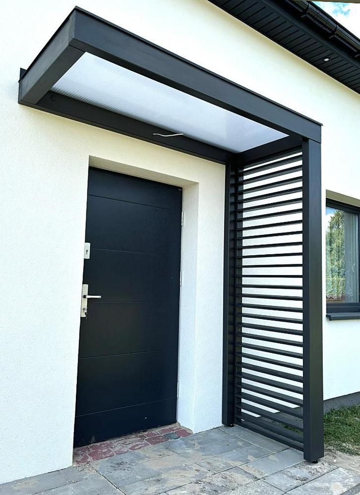 Deurluifel LUNA 90x160x250cm  Luifel Zijpaneel INC. MONTAGE, Huis en Inrichting, Overige Huis en Inrichting, Nieuw, Ophalen