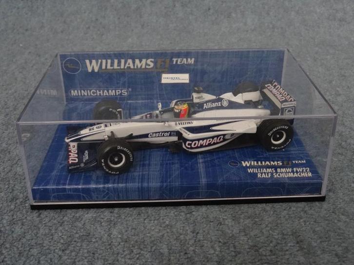 F1 BMW Williams FW22 Nortel Networks SPONSOR PROMO 1:43 OVP, Hobby en Vrije tijd, Modelauto's | 1:43, Gebruikt, Auto, MiniChamps