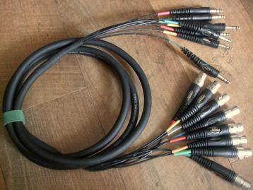 MUSIC STORE MC-08  Multi kabel XLR-female /Jack  beschikbaar voor biedingen
