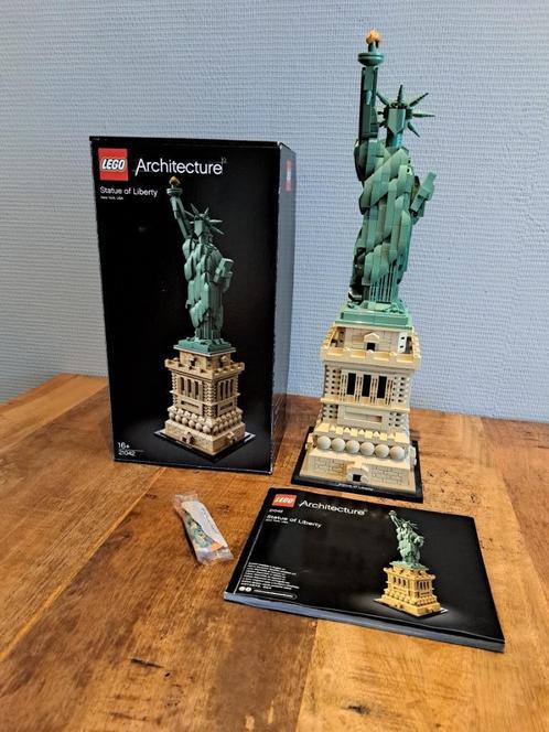 Lego Architecture 21042 Statue of Liberty - Vrijheidsbeeld, Kinderen en Baby's, Speelgoed | Duplo en Lego, Zo goed als nieuw, Lego