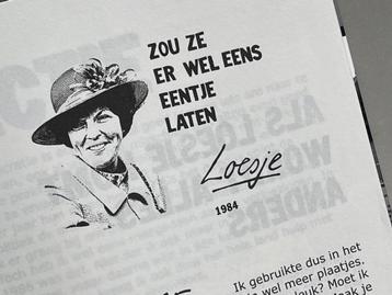 Het lijkt simpel en dat is het ook. Loesje 40 jaar (2023) beschikbaar voor biedingen