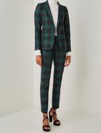 CVRD Fallon groen met ruit dames pak blazer en broek maat M, Maat 38/40 (M), Kostuum of Pak, CVRD, Nieuw