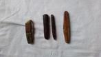 3 kleine oude zakmesjes, 1 met etui, voor verzamelaar, Gebruikt, Ophalen of Verzenden