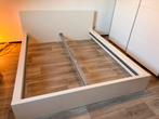 Malm IKEA bedframe 160x200 - gebruikt, Ophalen, Gebruikt, Wit, Tweepersoons