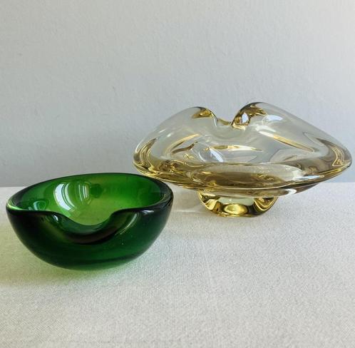 Vintage schalen kommen vide poches Murano glas Italiaans MCM, Antiek en Kunst, Antiek | Glas en Kristal, Ophalen of Verzenden